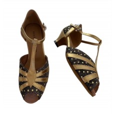 KATIE BRIGHT GOLD 1.5 LOW HEEL
